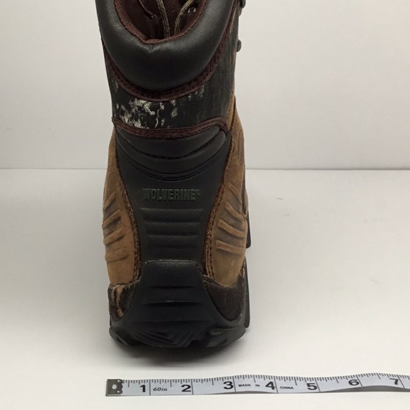 EUC Wolverine Thinsulated Ultra Insulation Waterproof Camo Leather High Top Boot - Picture 13 of 16
